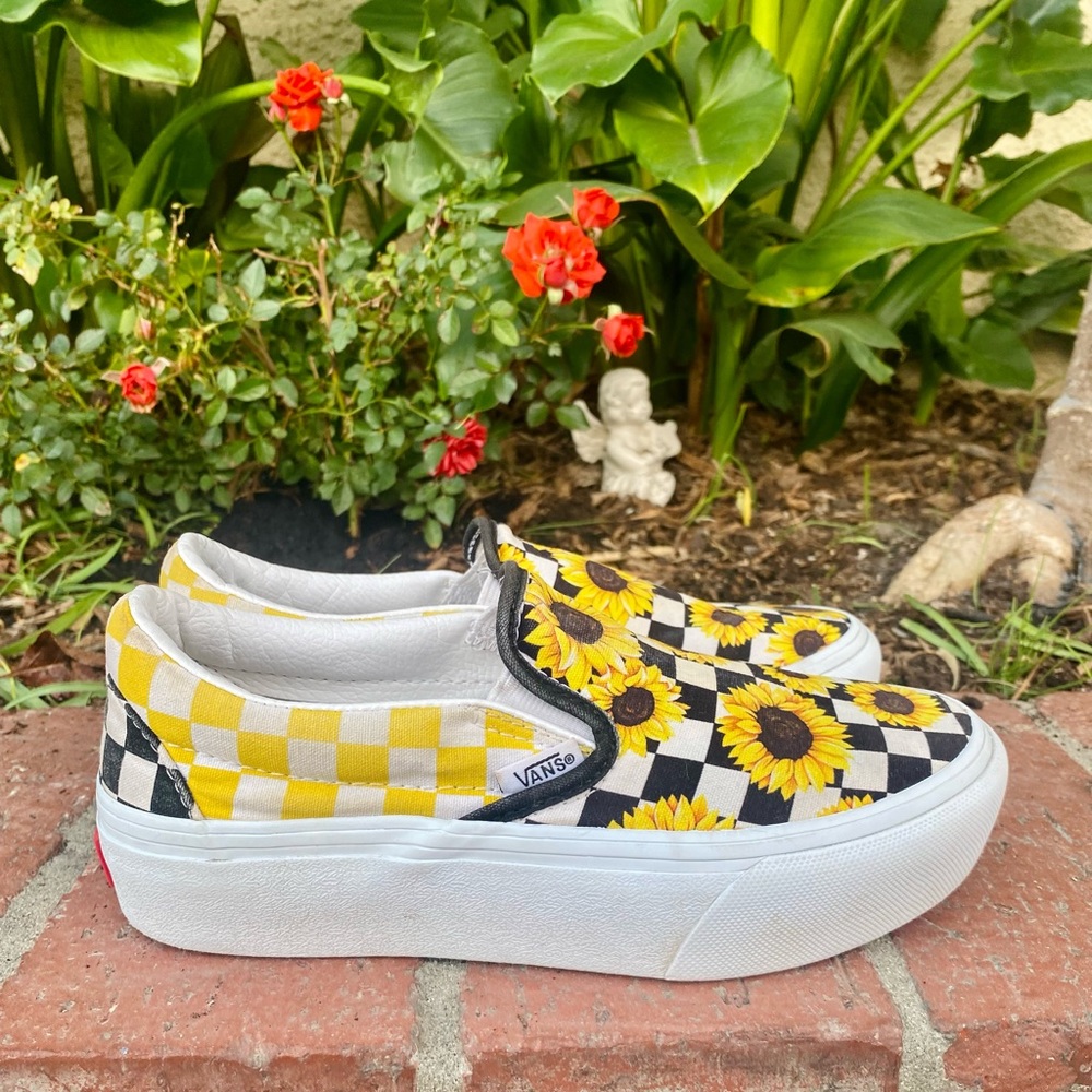 Vans “Sunny Sunflowers” Sneakers Platforms